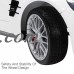 Uenjoy 12V Power Wheels Kids Ride On Car Remote Control Licensed Jaguar F-TYPE Roadster RC 3 Speeds EVA Tires with Spring Suspension & LED Lights & Key Start Painted Black   